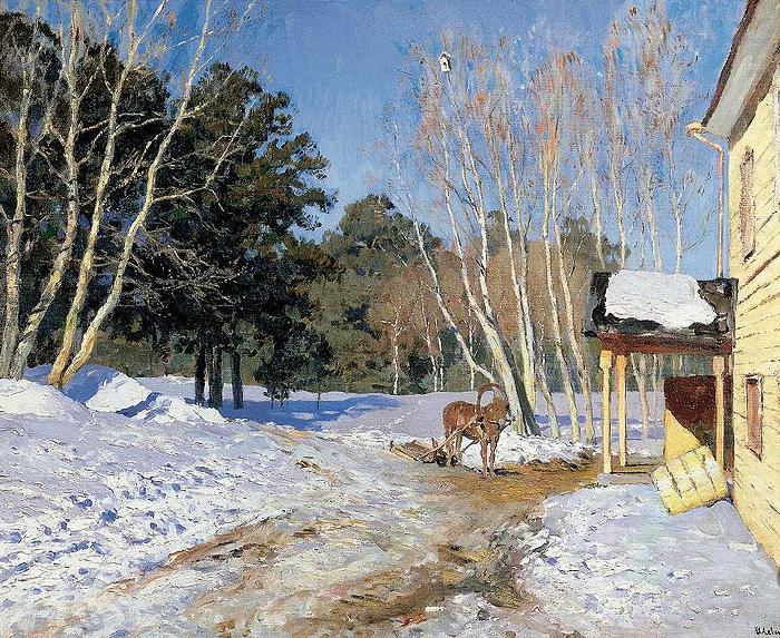 March,, Isaac Levitan